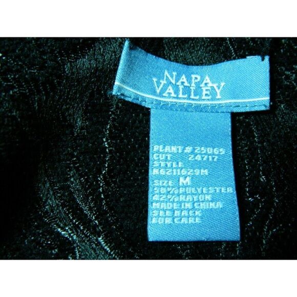 Napa Valley Blazer Jacket Reversible Red and Black Tapestry Size Medium - Picture 10 of 11